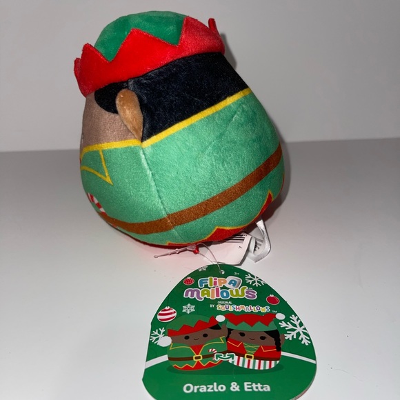 Etta the Elf and Orazlo the Elf 5" Flip A Mallow Squishmallows Christmas 2022! - Picture 5 of 9